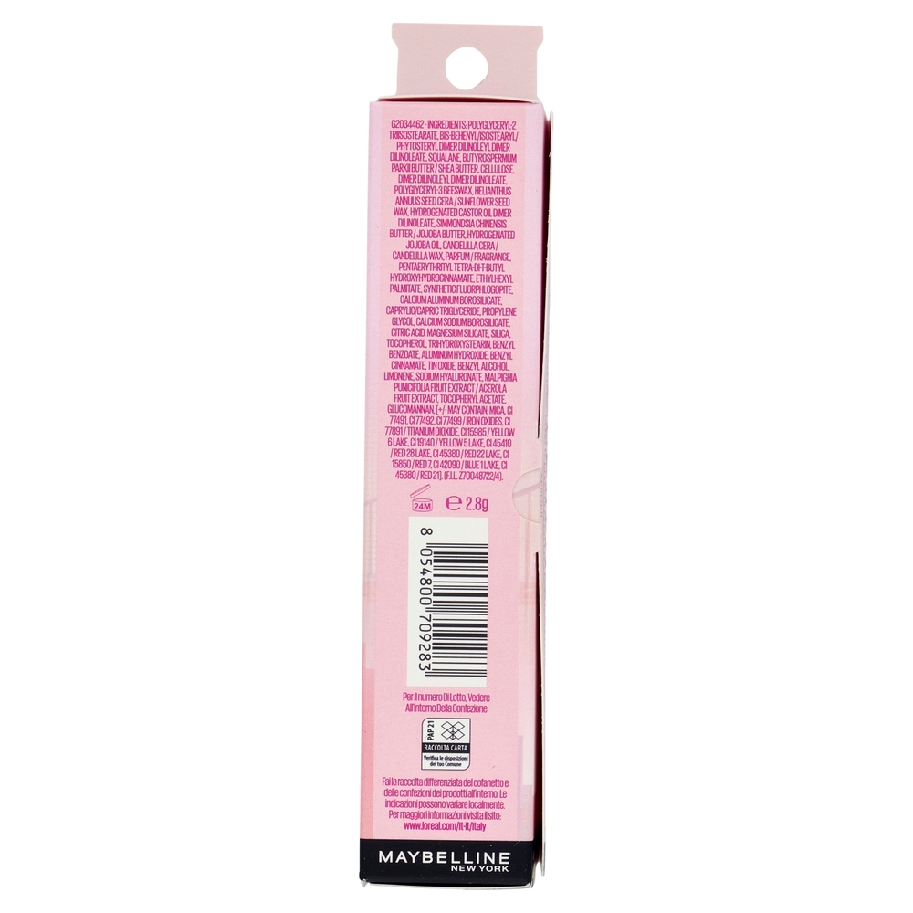 Maybelline New York Make-Up in the City Balsamo Labbra Lifter Glaze Rose Bite 003 2,8 g